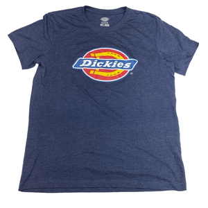 Men's Dickies Graphic Print Short Sleeve T Shirt Size XL Blue 100% Cotton